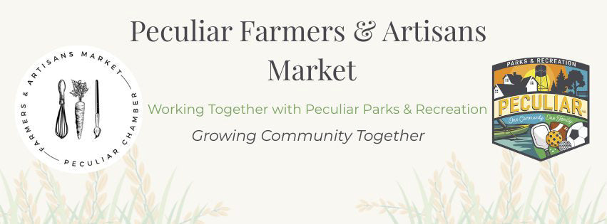 “Bear Claw Starts at the Peculiar Market” May through September every Wednesday from 4–7 PM