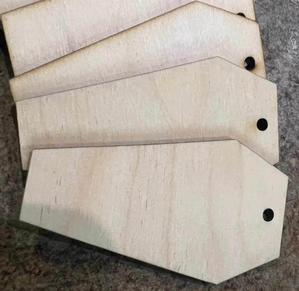 DIY Coffin Ornament Pack — 4" Birch (Set of 12)