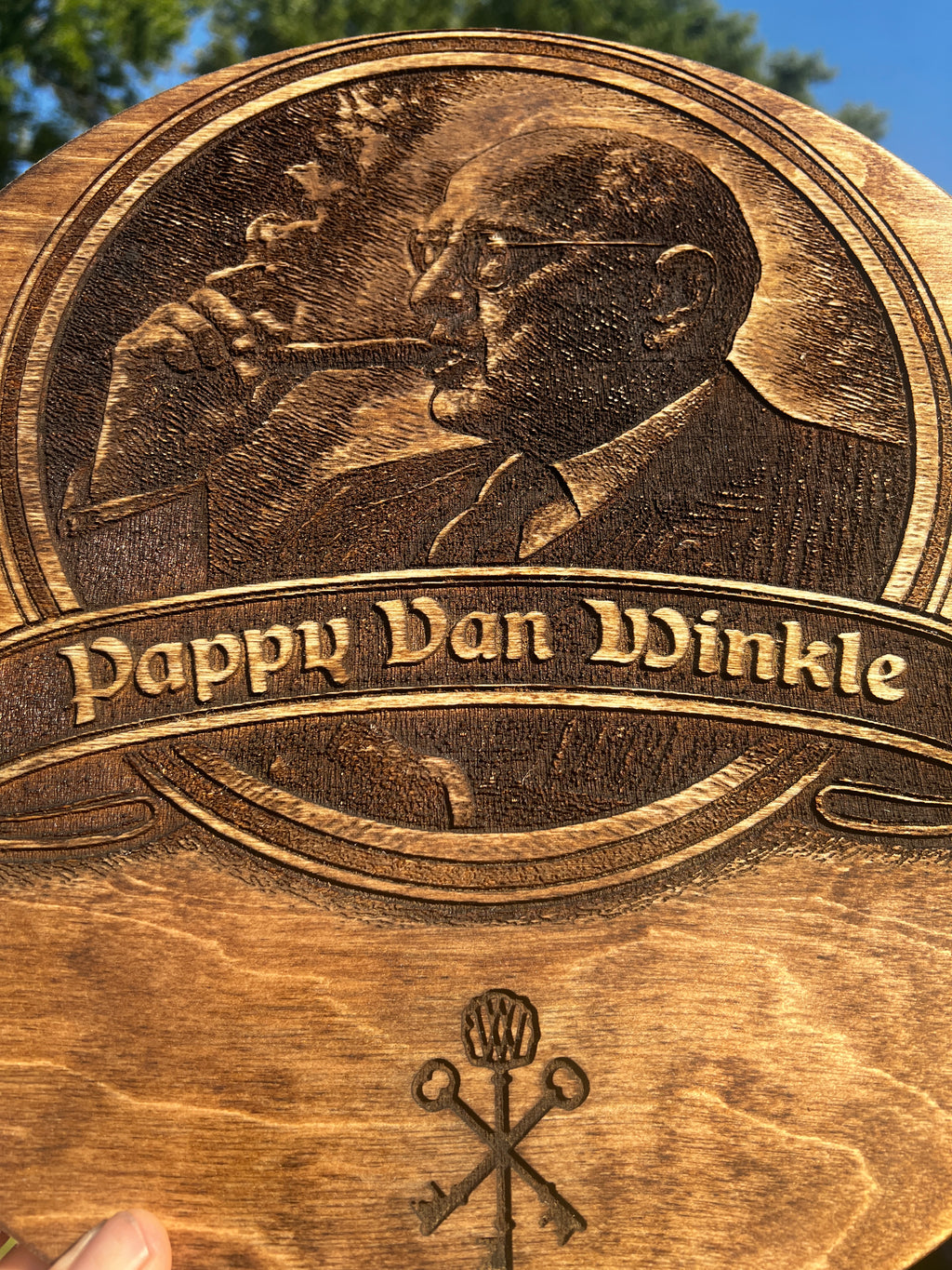 🪵 Pappy Van Winkle 14" Birch Engraving (Custom Test Item)