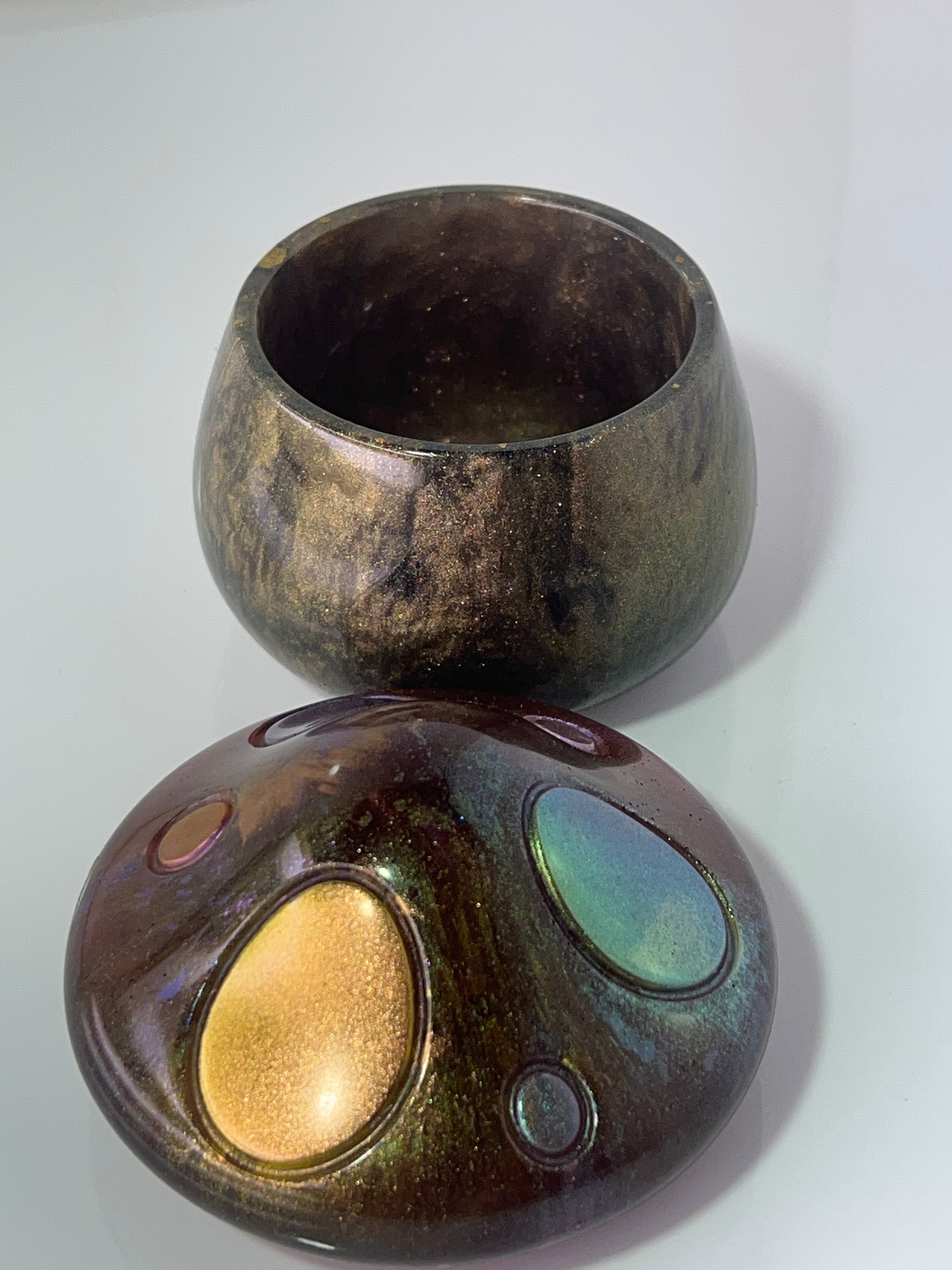 🍄 Breenfire Iridescent Mushroom Jar — 4oz