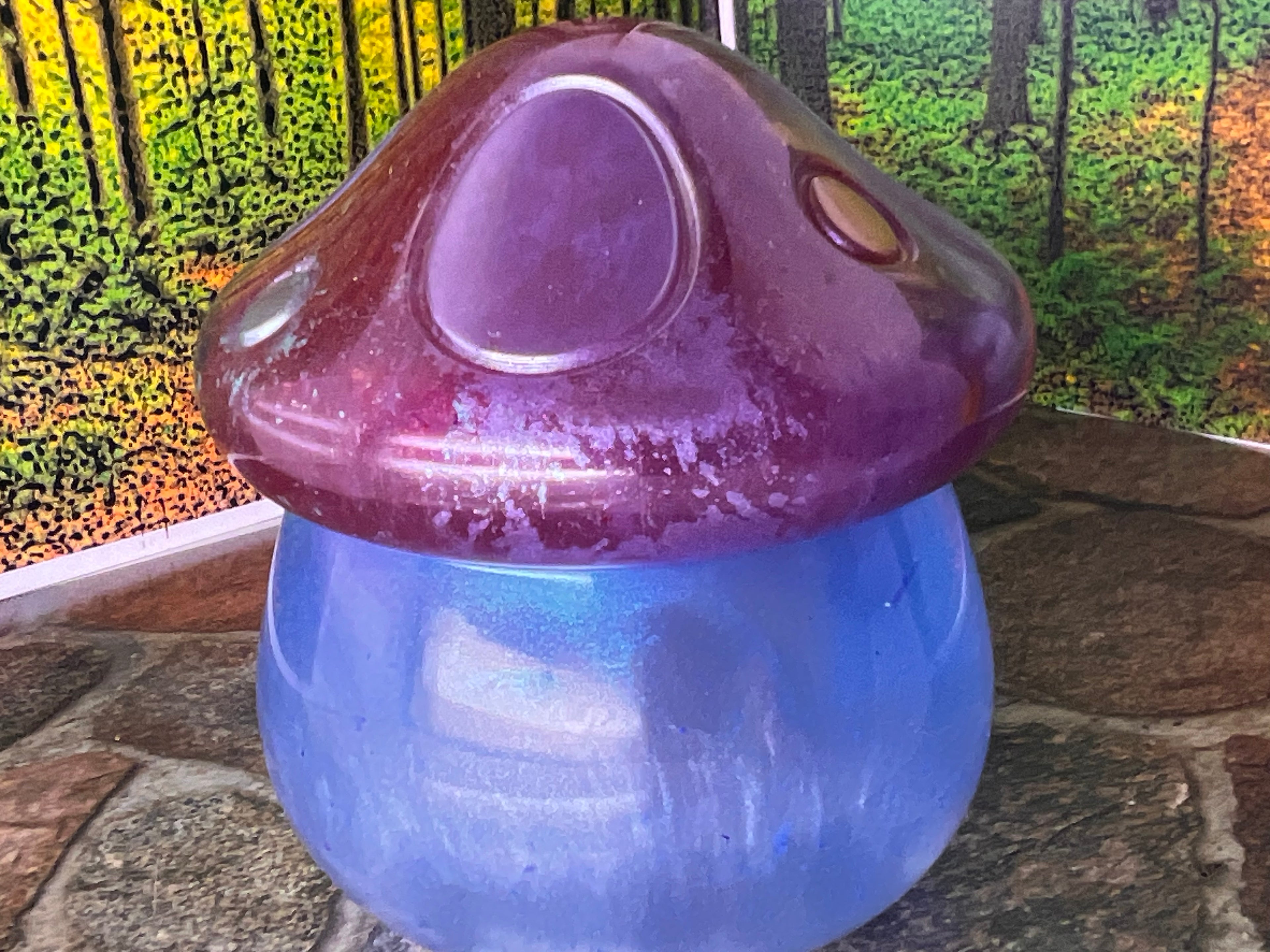 🍄Rose Ember Mushroom Jar — 4oz