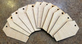 DIY Coffin Ornament Pack — 4" Birch (Set of 12)