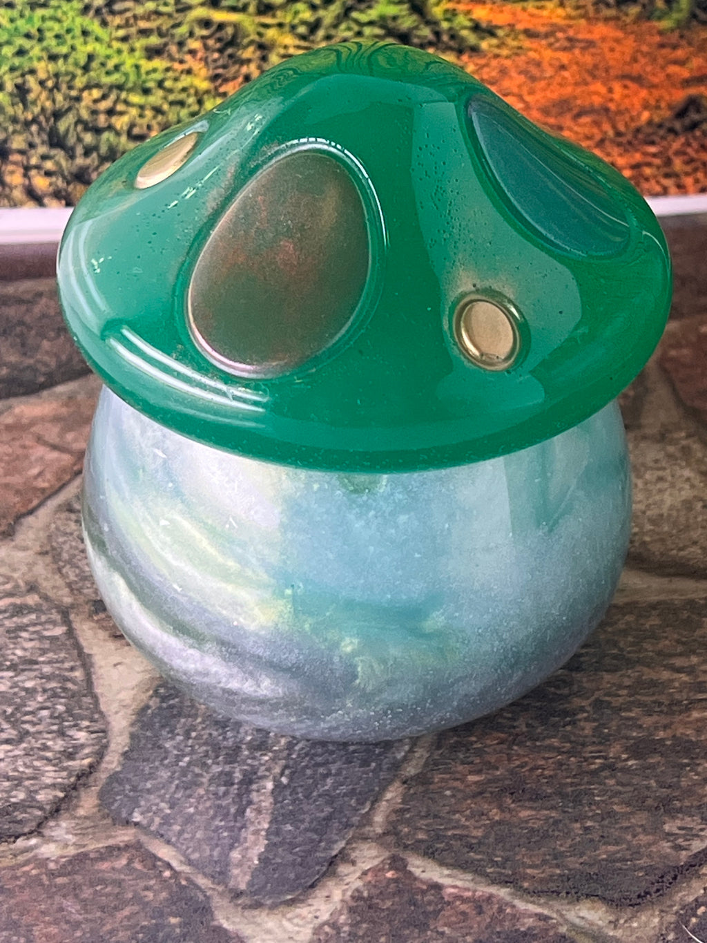 🍄 Green Veil Mystic Mushroom Jar — 4oz