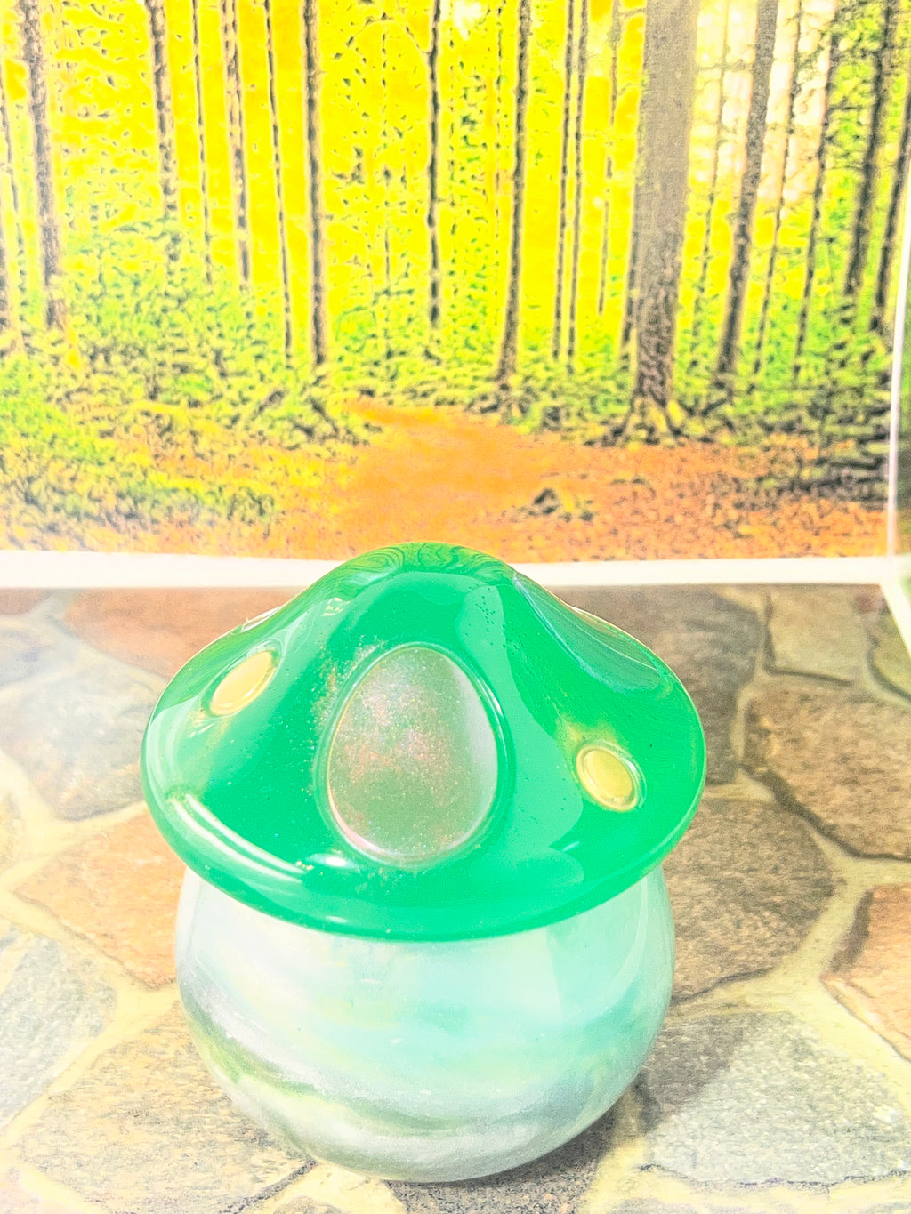 🍄 Green Veil Mystic Mushroom Jar — 4oz