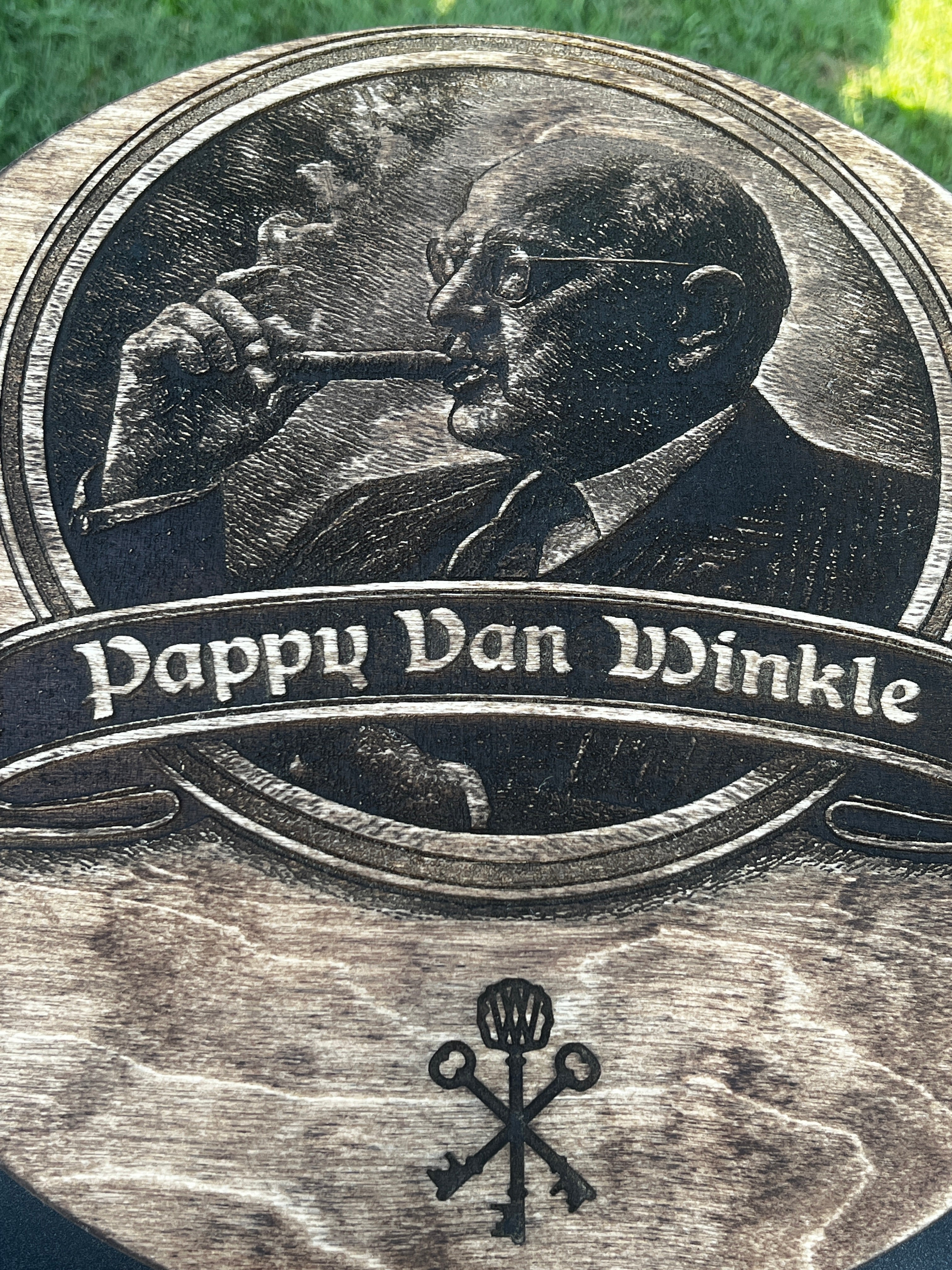 🪵 Pappy Van Winkle 14" Birch Engraving (Custom Test Item)