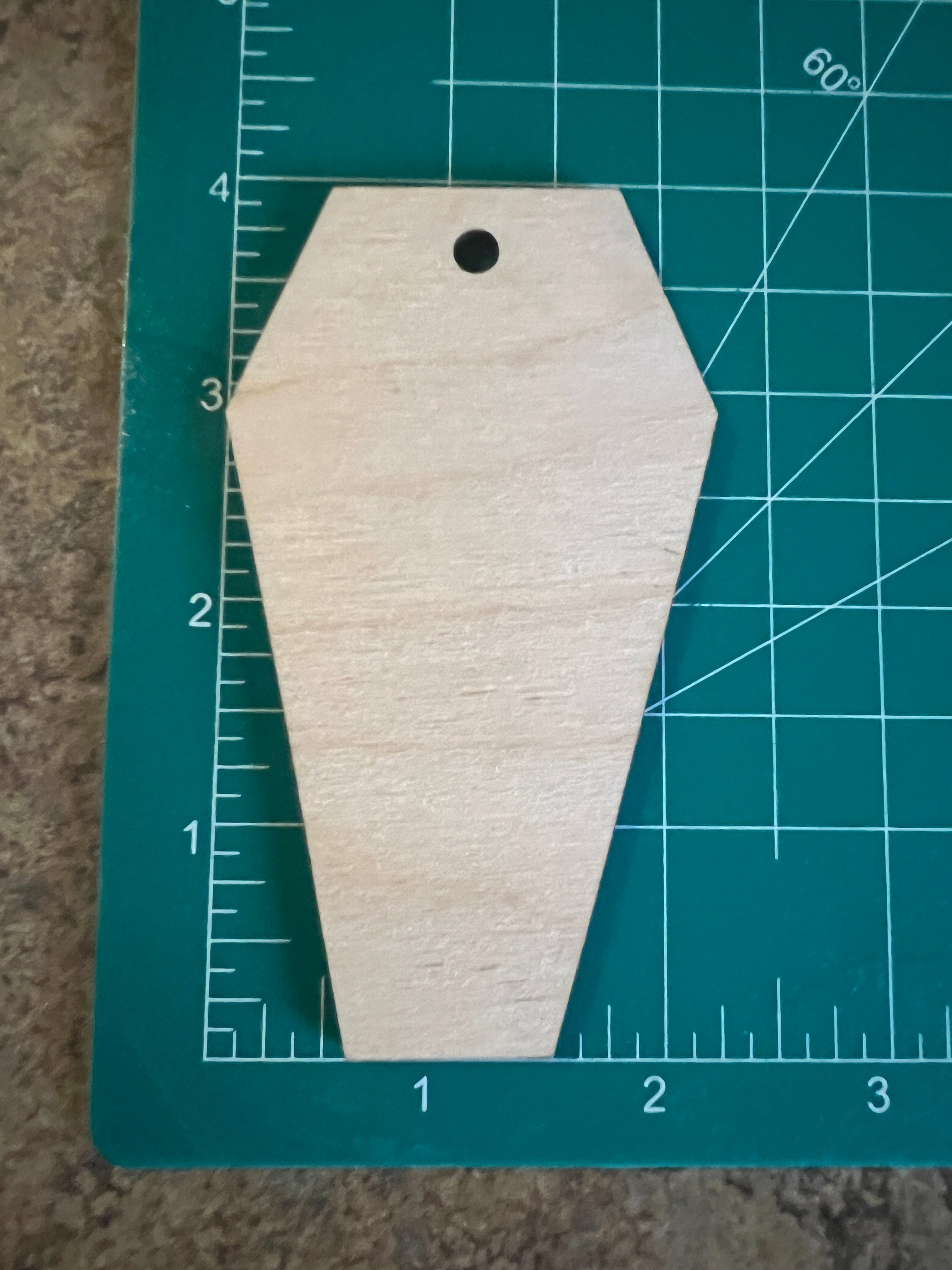 DIY Coffin Ornament Pack — 4" Birch (Set of 12)