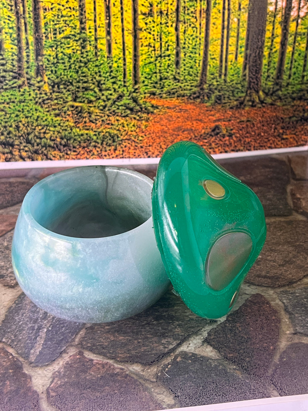 🍄 Green Veil Mystic Mushroom Jar — 4oz