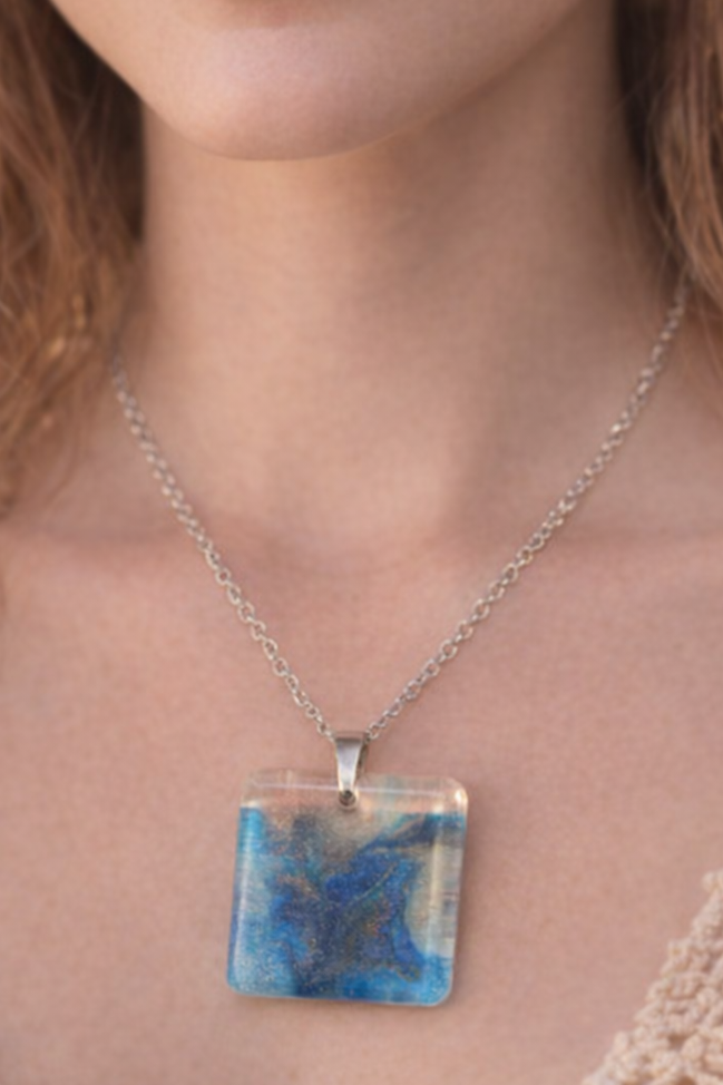 🌌 Cosmic Tide Pendant