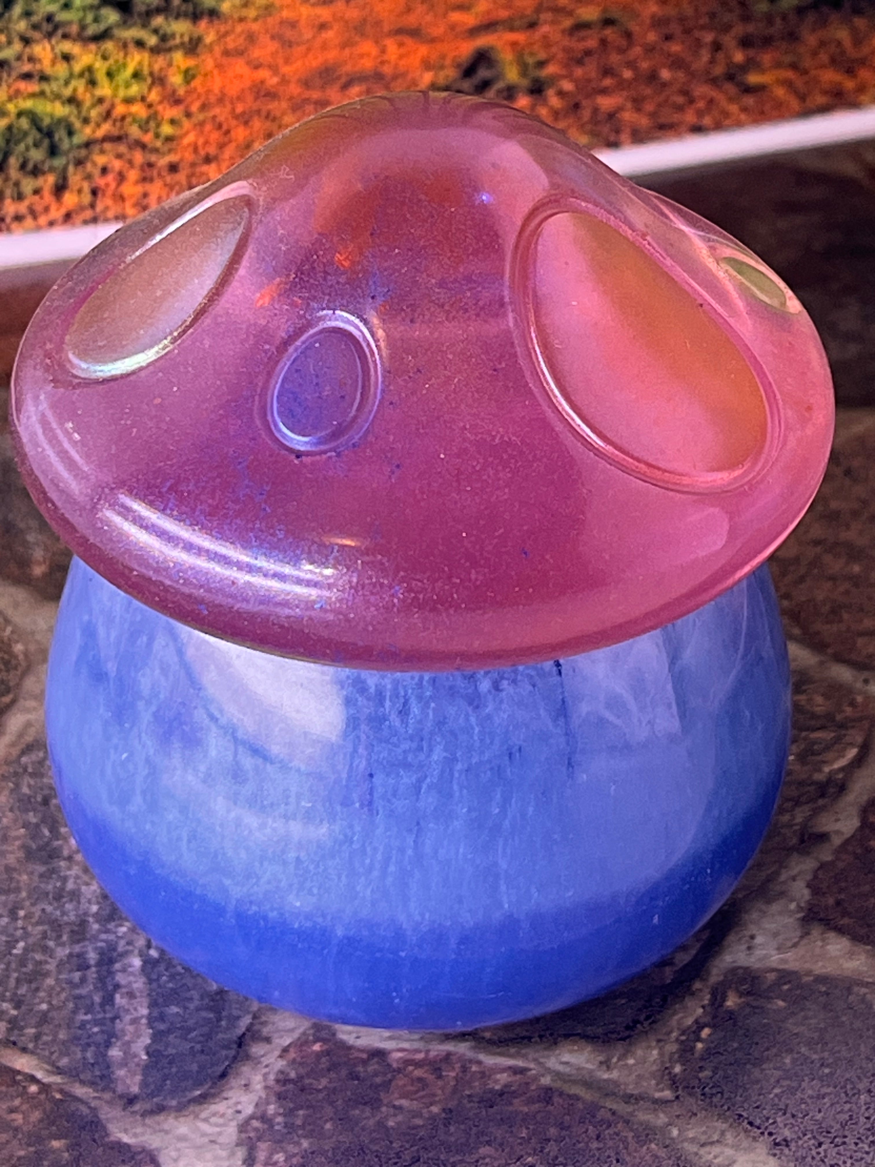 🍄Rose Ember Mushroom Jar — 4oz