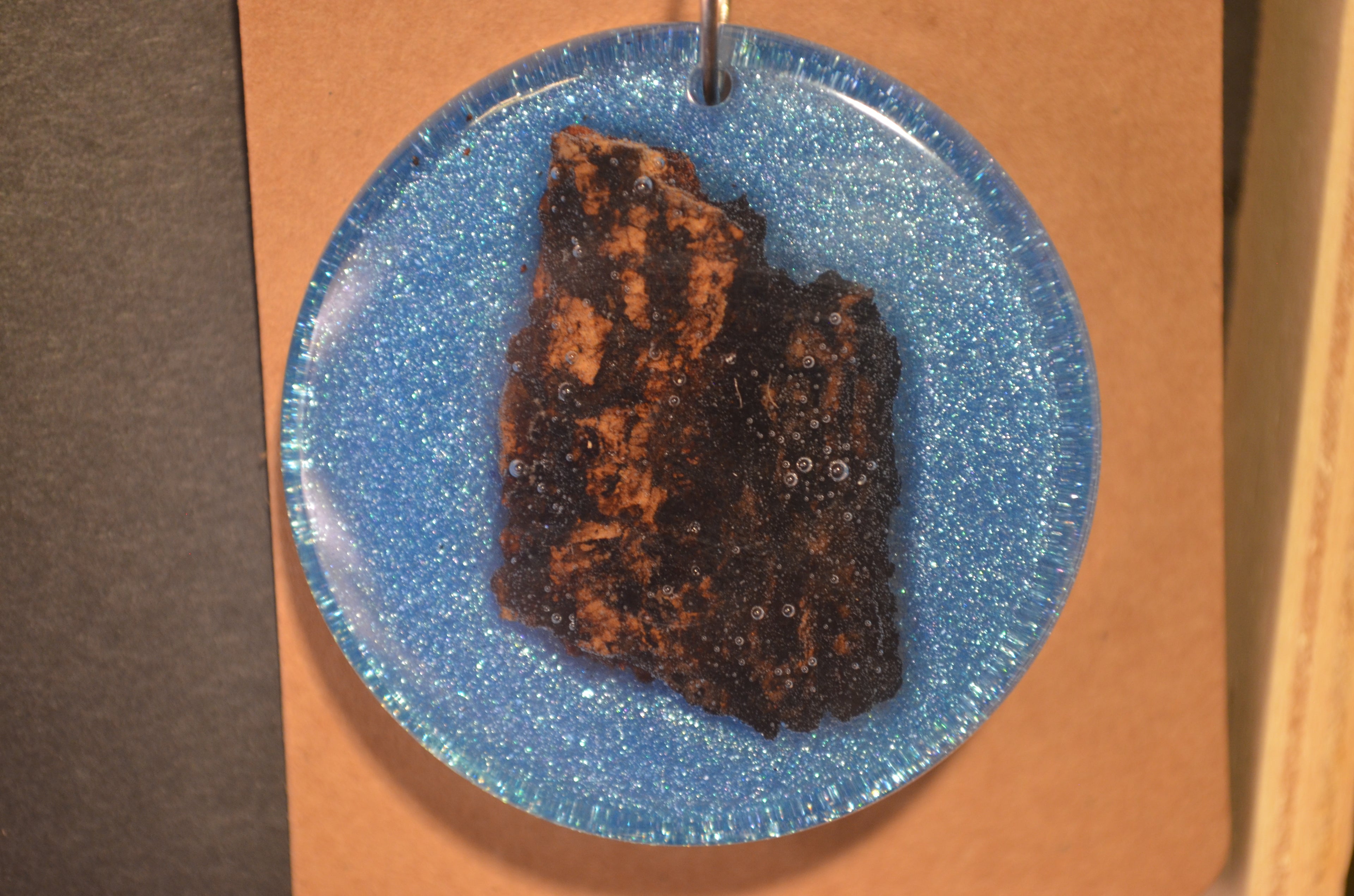 🌊🌲Bluewood Arc Necklace