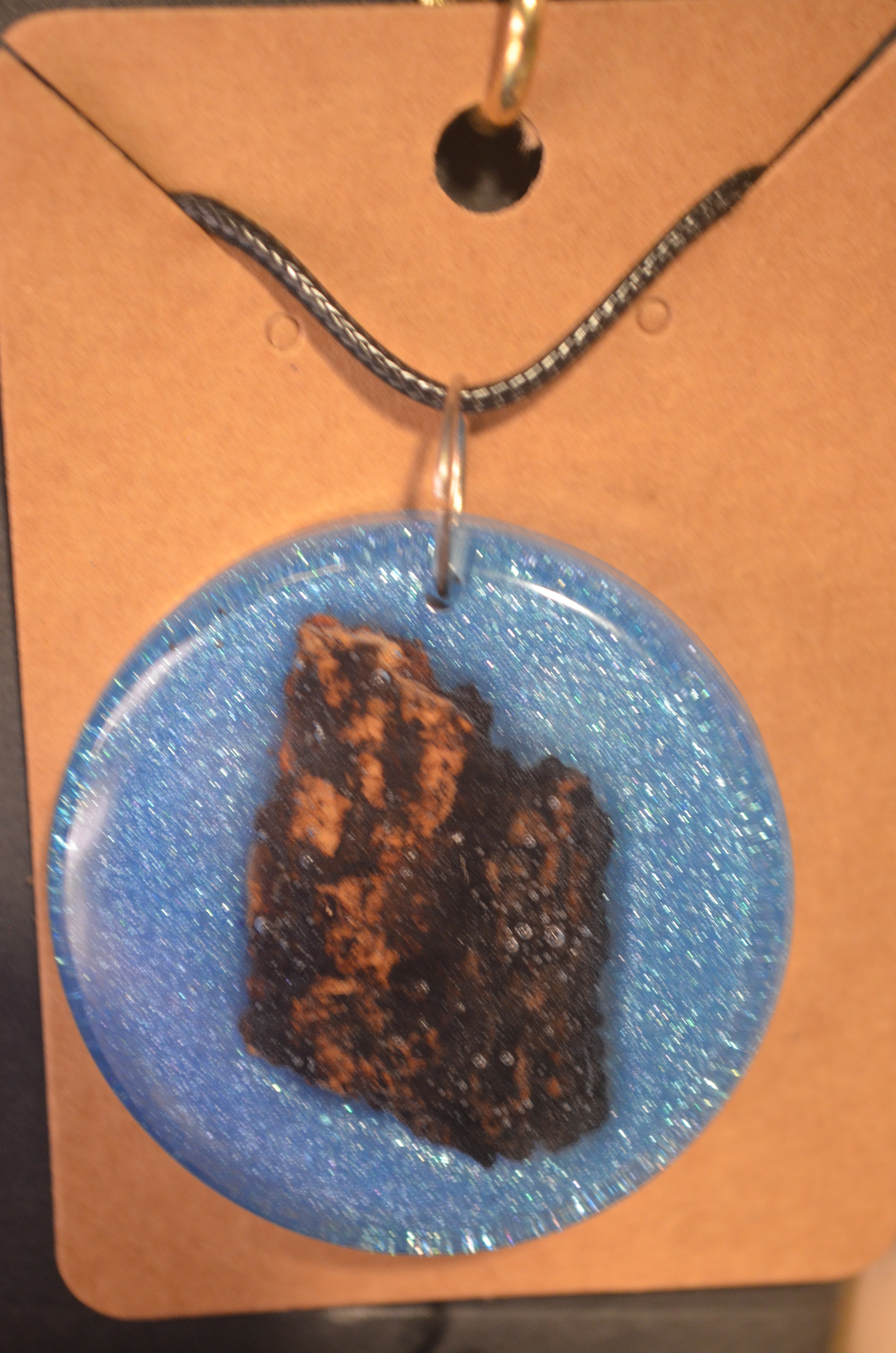 🌊🌲Bluewood Arc Necklace