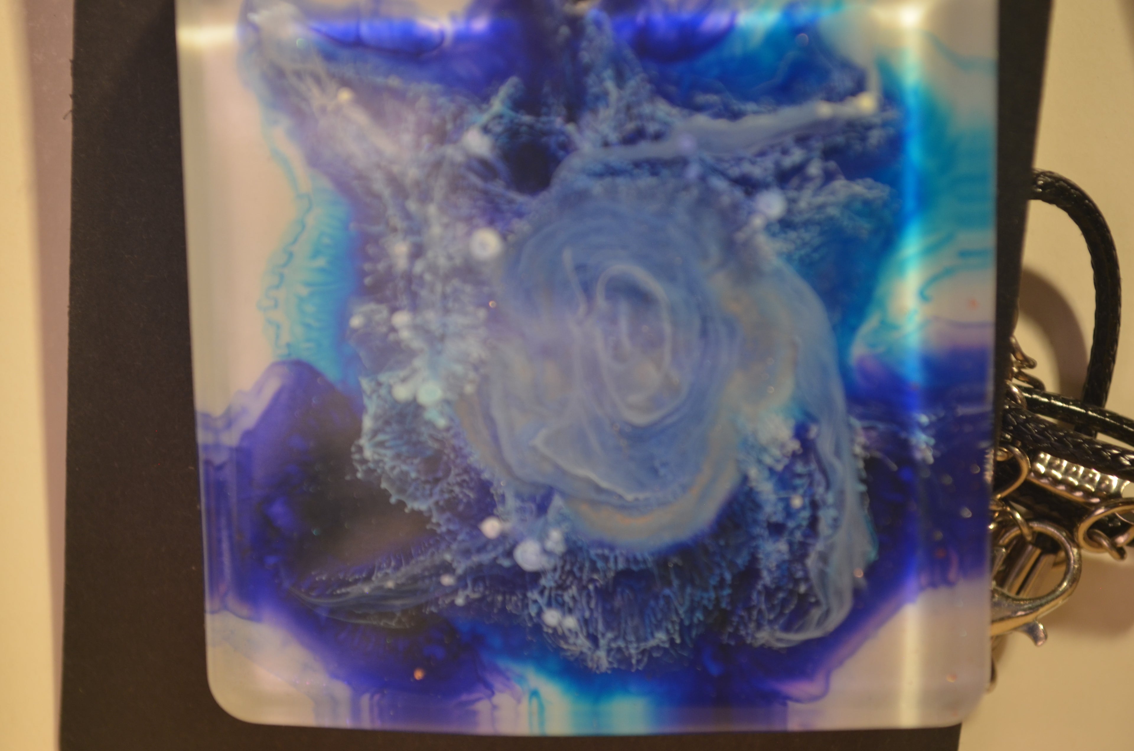 ❄️💙 Frosted Vortex Pendant