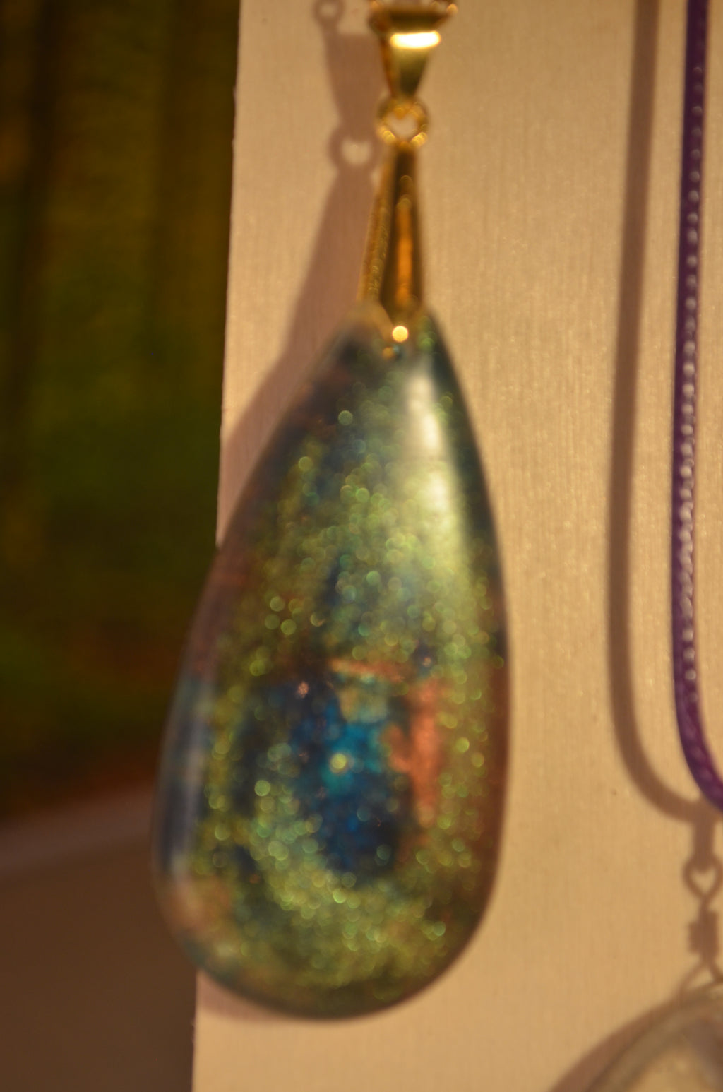 ✨💫Gold Chain Cosmic Pendant