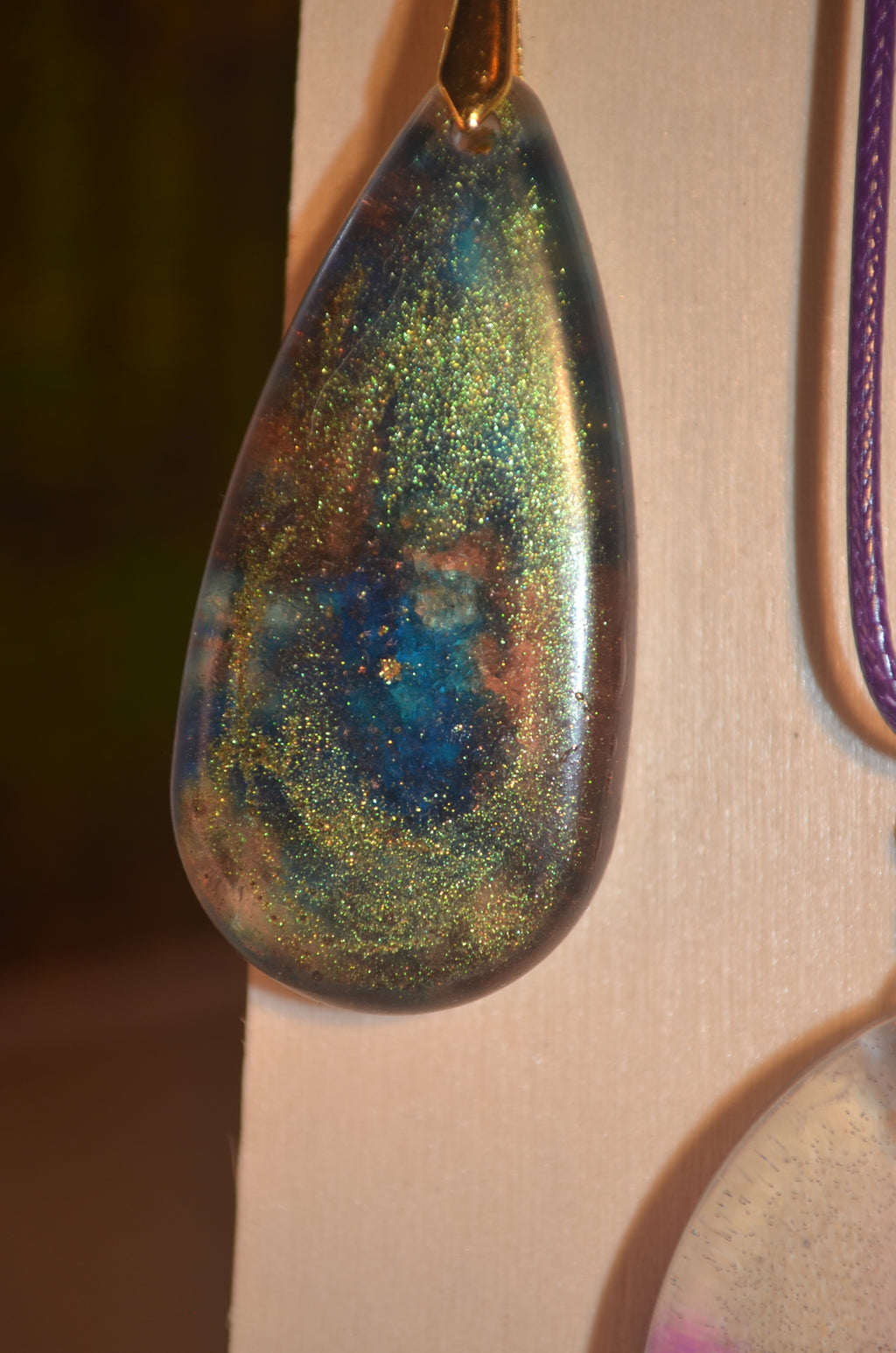 ✨💫Gold Chain Cosmic Pendant