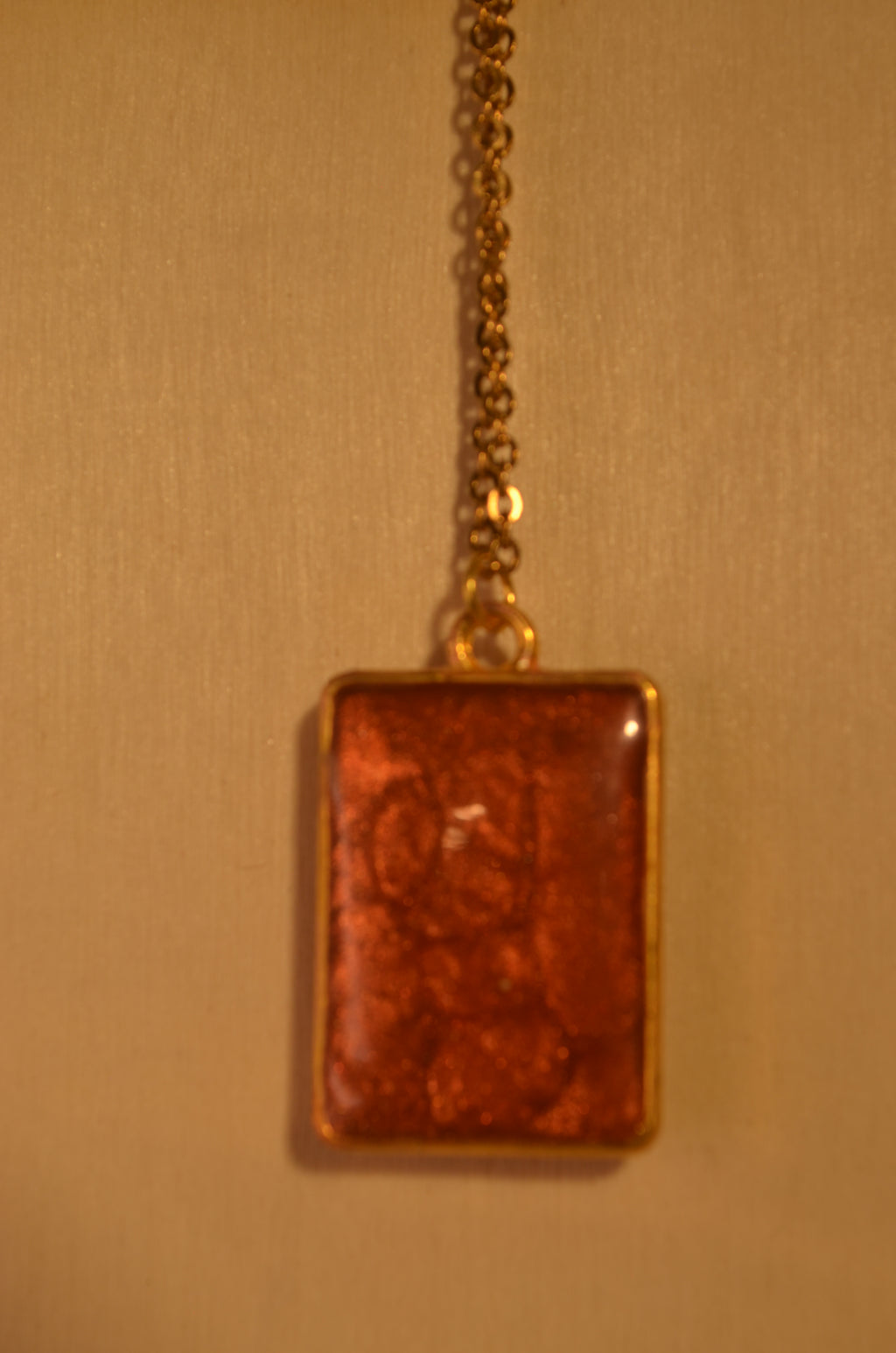 ⚙️❤️‍🔥 The Heart‑Gear Relic — Gold‑Chain Pendant