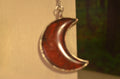 🌙🔥The Blood‑Moon Shard — Stainless Steel Chain