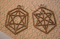 🐾✨ Claw‑Made Laser‑Cut Earrings — Geometric Hex Set