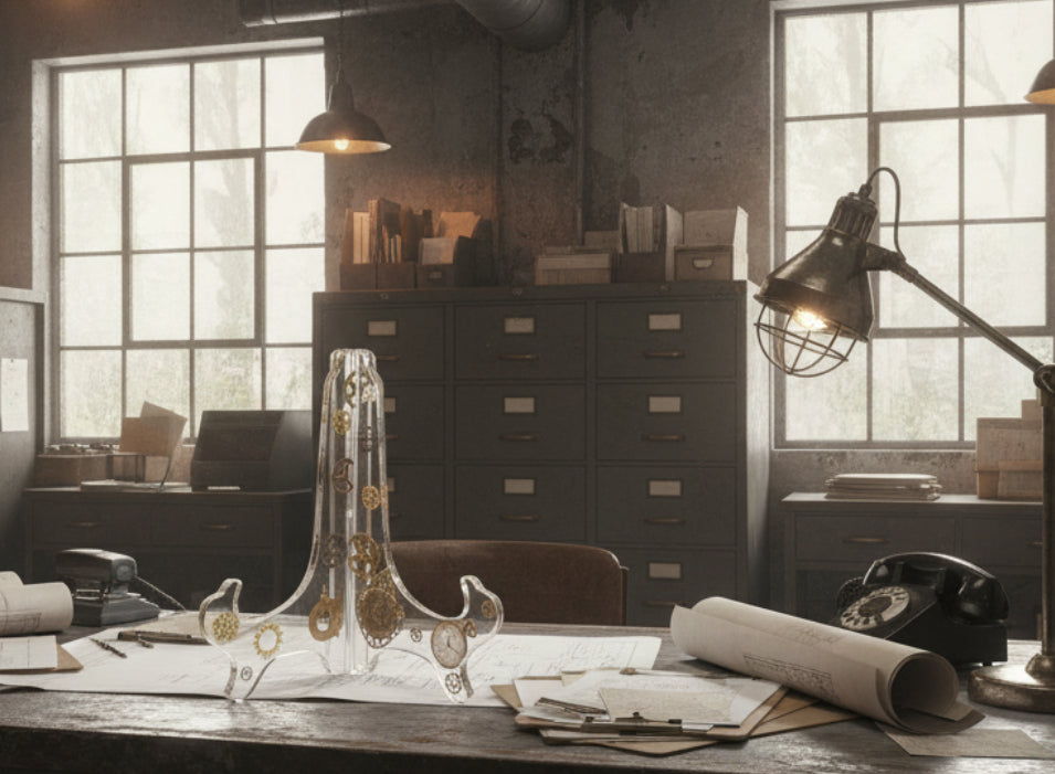 ⚙️🐾 Claw‑Punked Display Easel — 7"