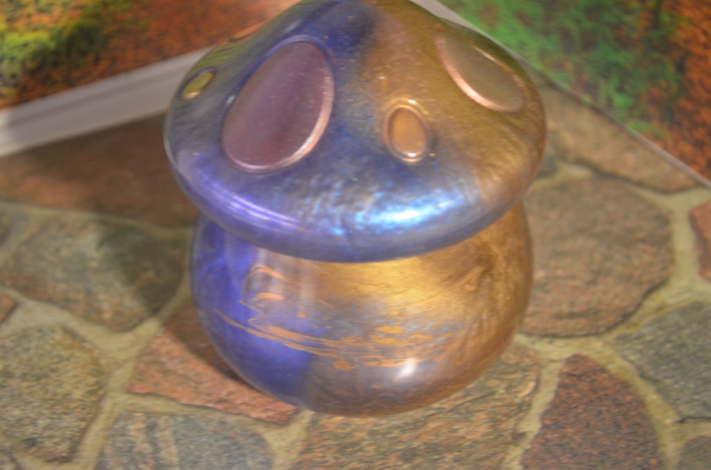 🍄 Aurora Alloy Mushroom Jar — 4oz