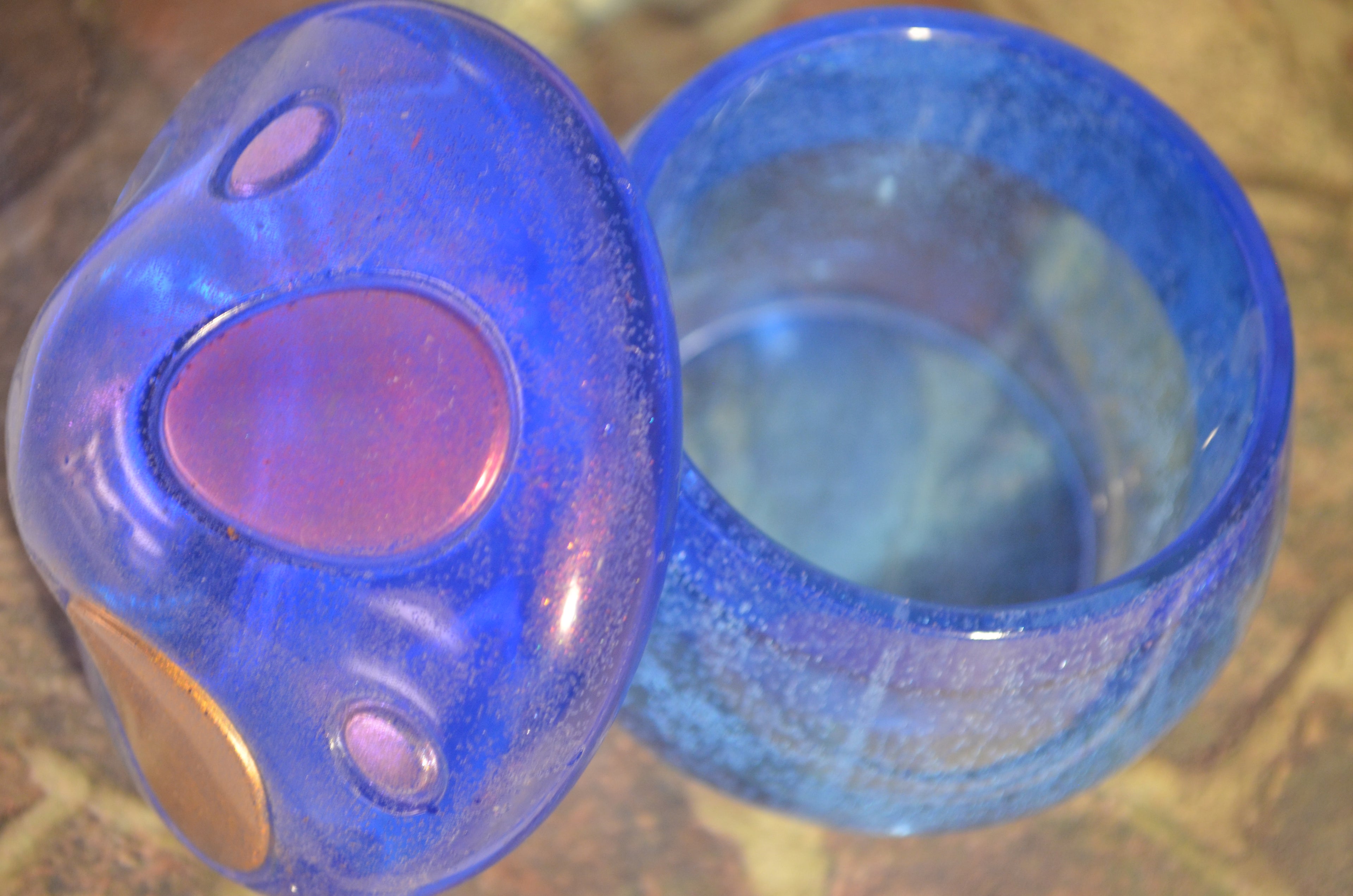 🍄 Bubbly Blue Goodness Mushroom Jar — 4oz