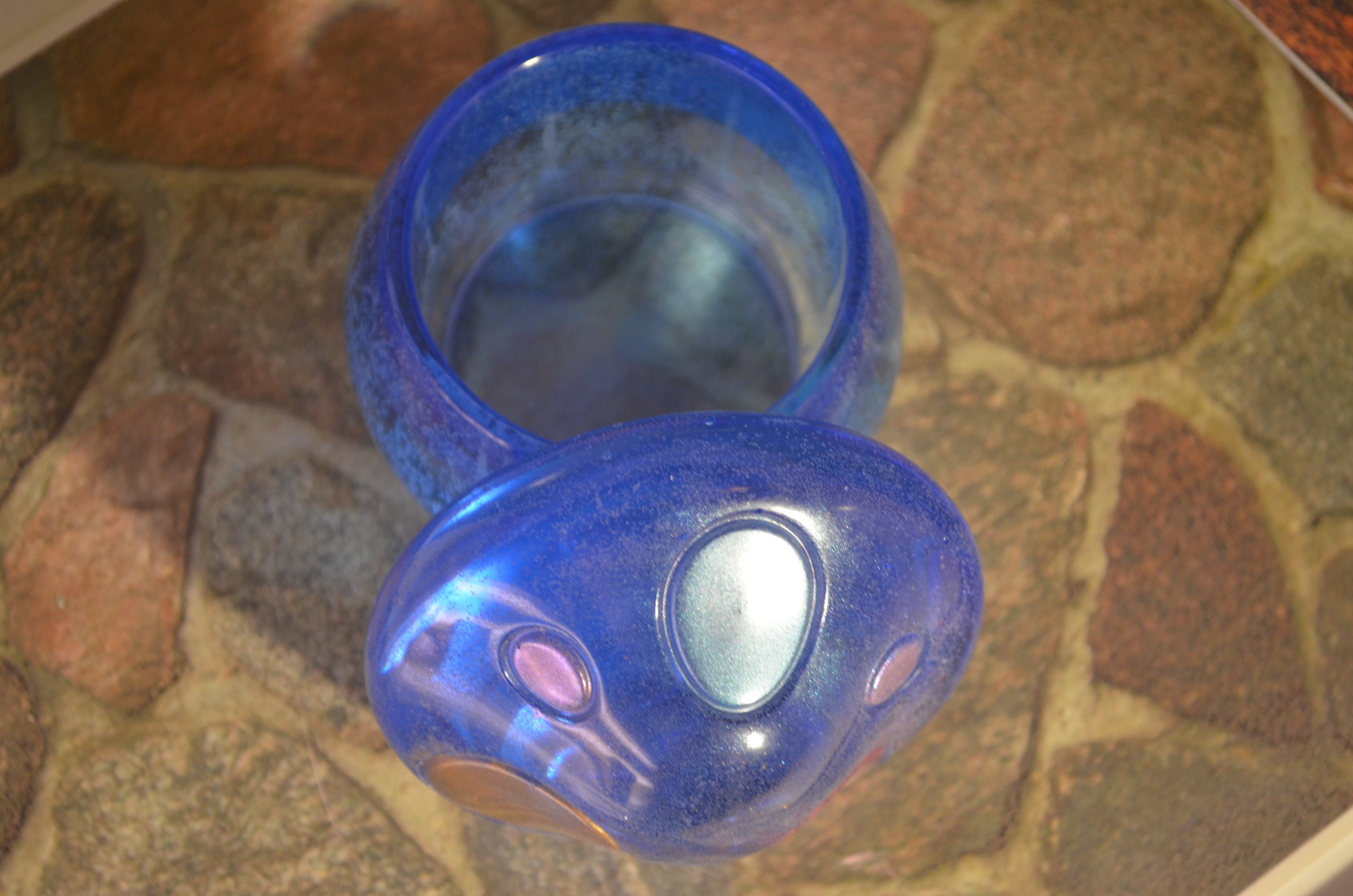 🍄 Bubbly Blue Goodness Mushroom Jar — 4oz