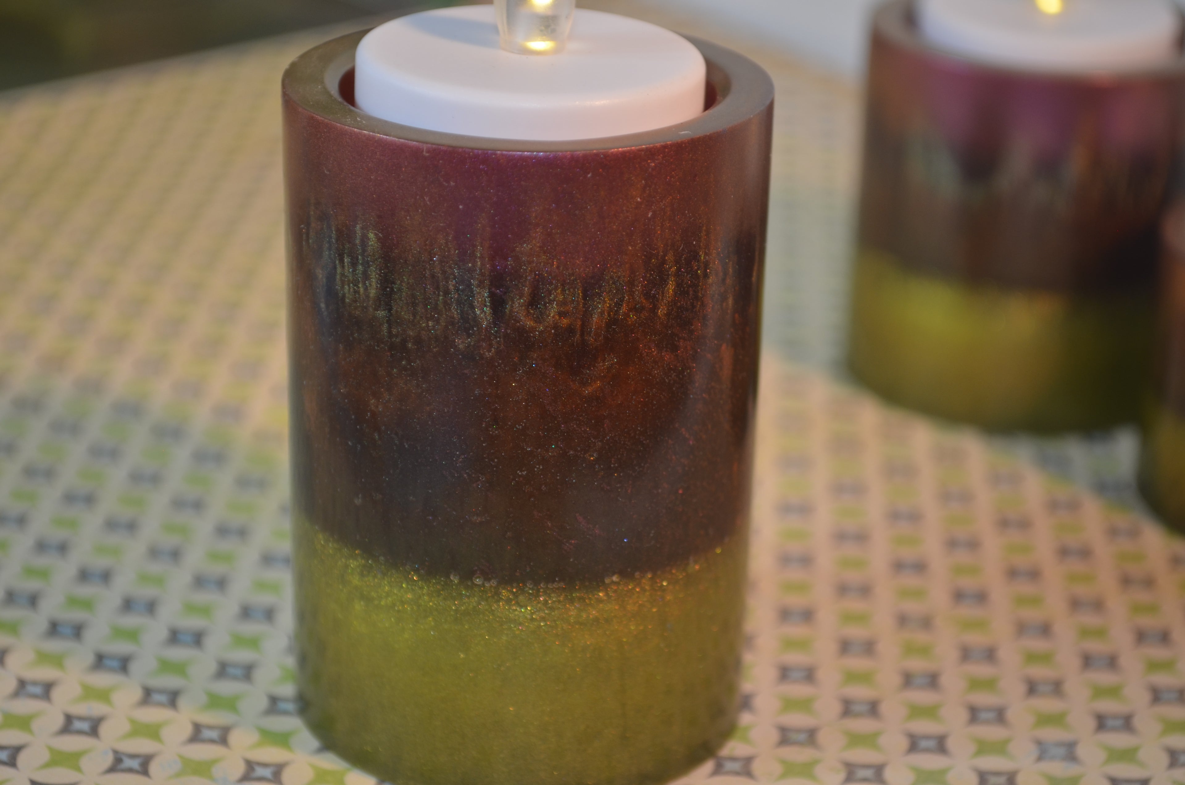 ✨ Golden Grove Tea Light Candle Holders — Set of 3
