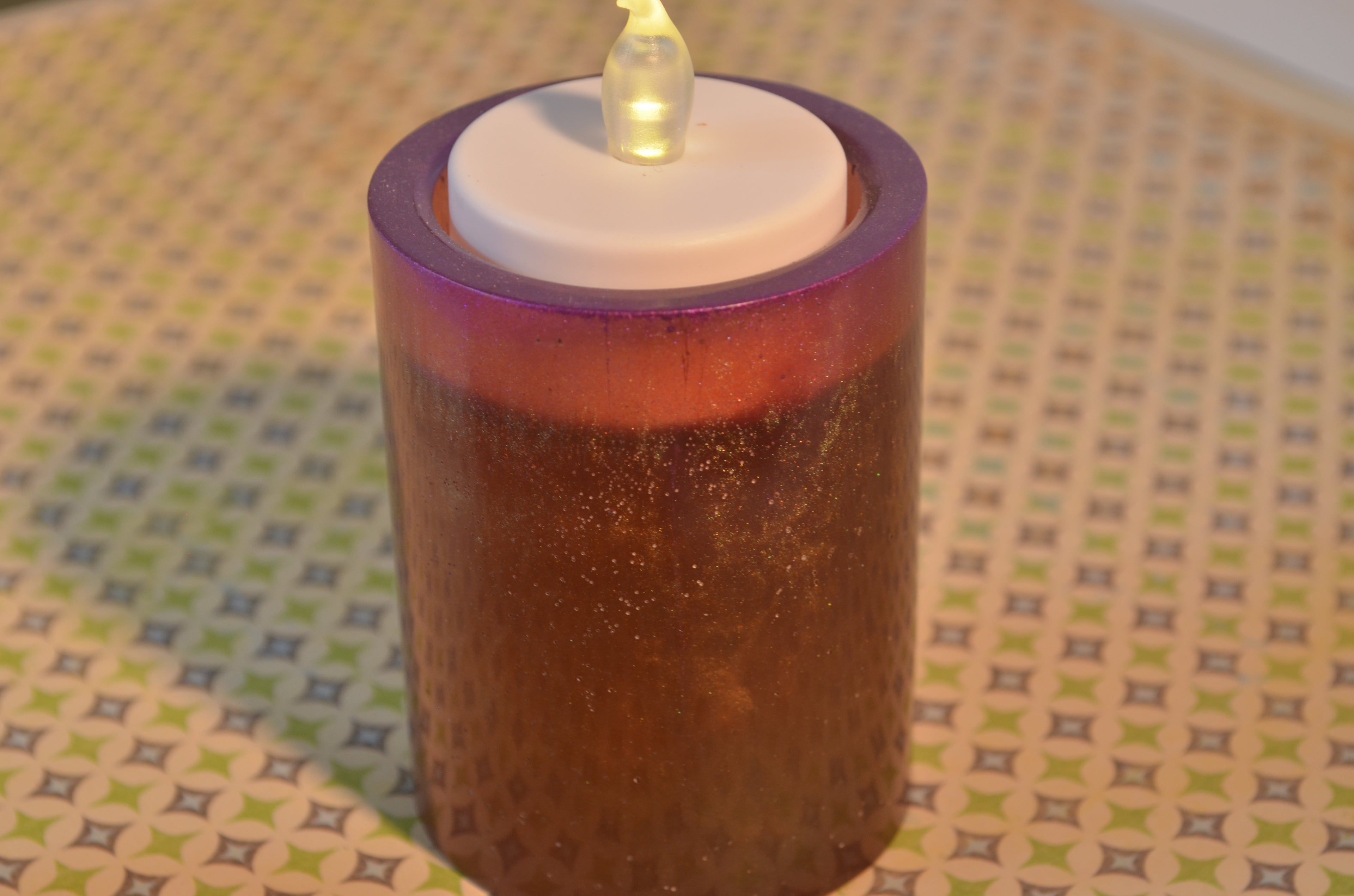 🔥Shimmerforge Candle Holders — Hand‑Poured Trio