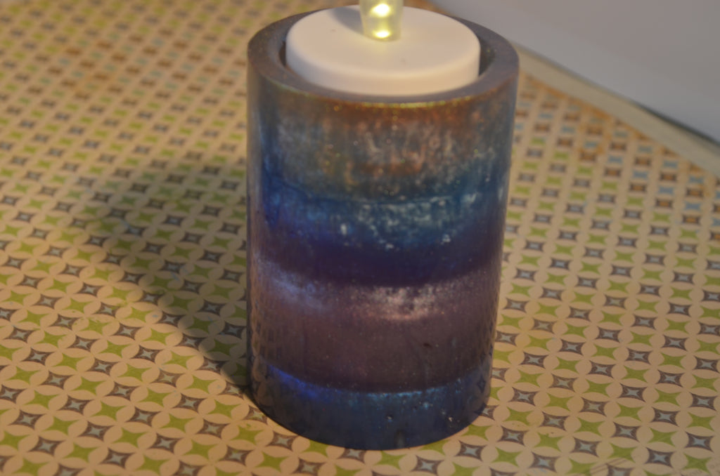 🔥Mystic Mica Candle Holders – Set of 3