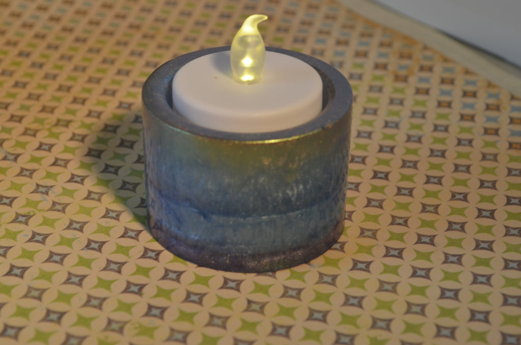 🔥Mystic Mica Candle Holders – Set of 3
