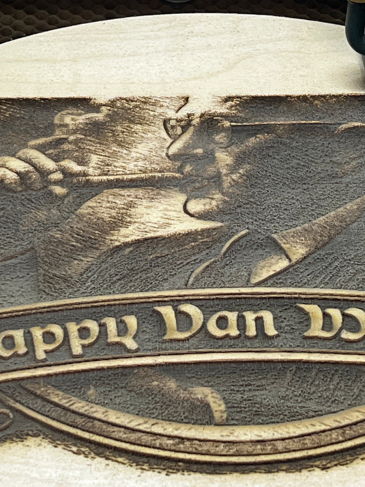🪵 Pappy Van Winkle 14" Birch Engraving (Custom Test Item)