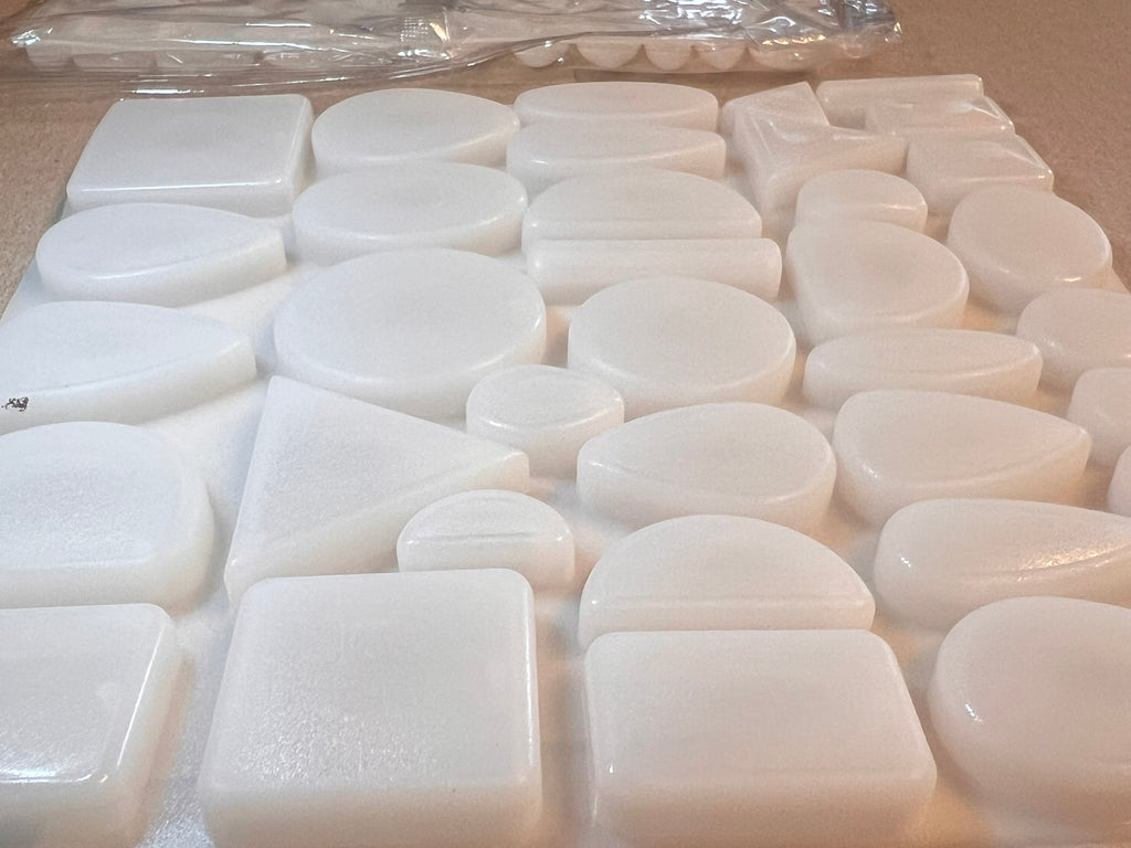 Silicone Resin Jewelry Molds 38 Shapes 9x9 Sheet w/ Jump Ring Holes | DIY Epoxy
