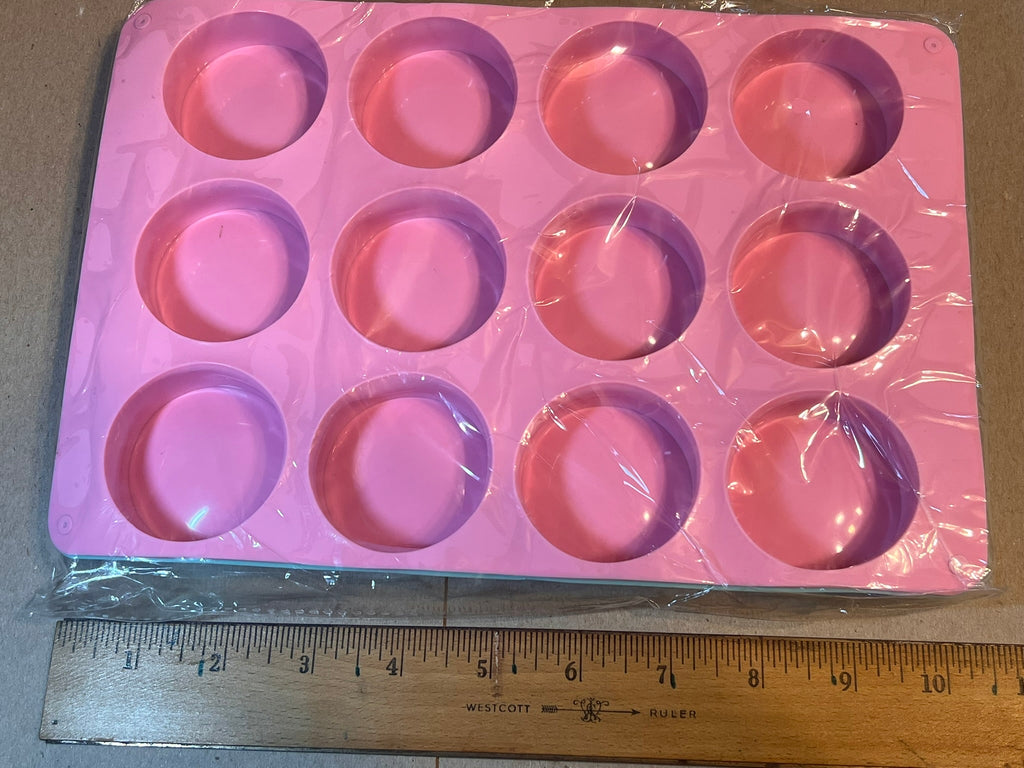 Silicone molds for Jewelry, chocolate, soap, jelly, pudding 2 molds 6-2" cups ea.