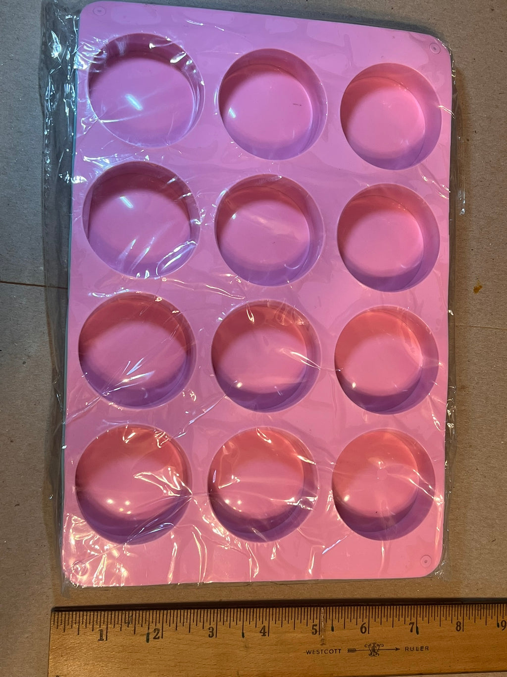 Silicone molds for Jewelry, chocolate, soap, jelly, pudding 2 molds 6-2" cups ea.