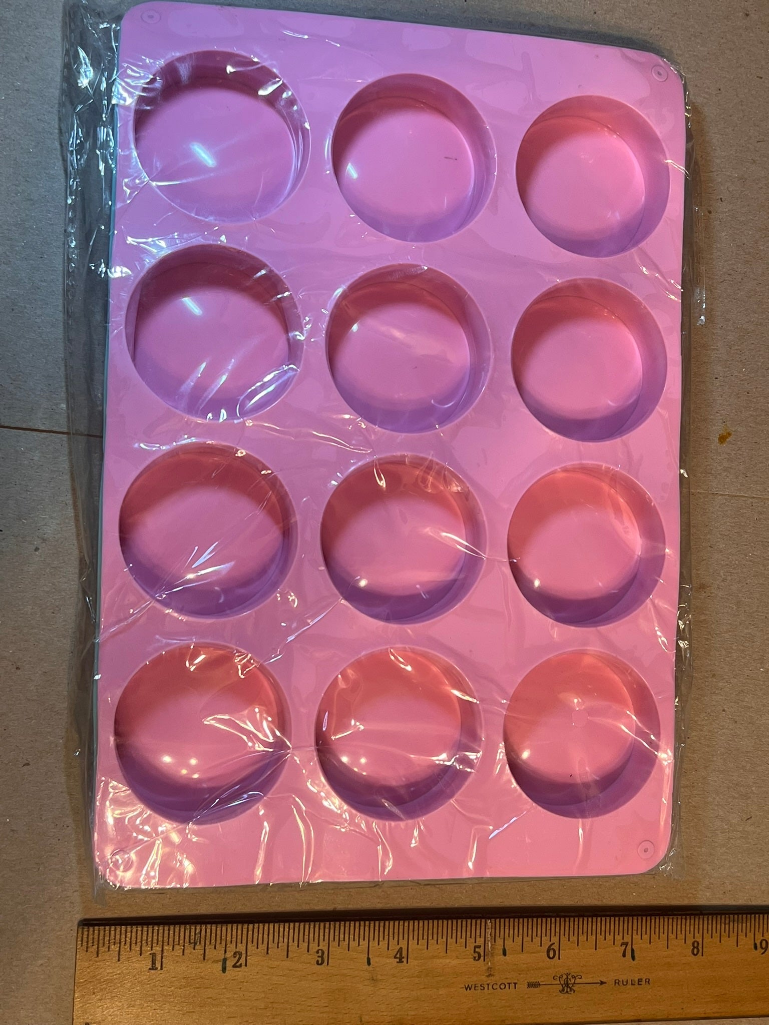 Silicone molds for Jewelry, chocolate, soap, jelly, pudding 2 molds 6-2" cups ea.