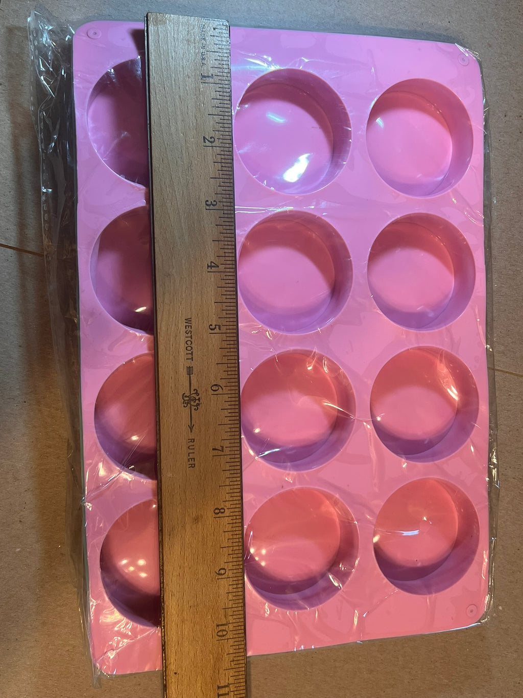 Silicone molds for Jewelry, chocolate, soap, jelly, pudding 2 molds 6-2" cups ea.