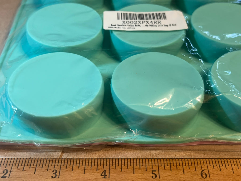 Silicone molds for Jewelry, chocolate, soap, jelly, pudding 2 molds 6-2" cups ea.