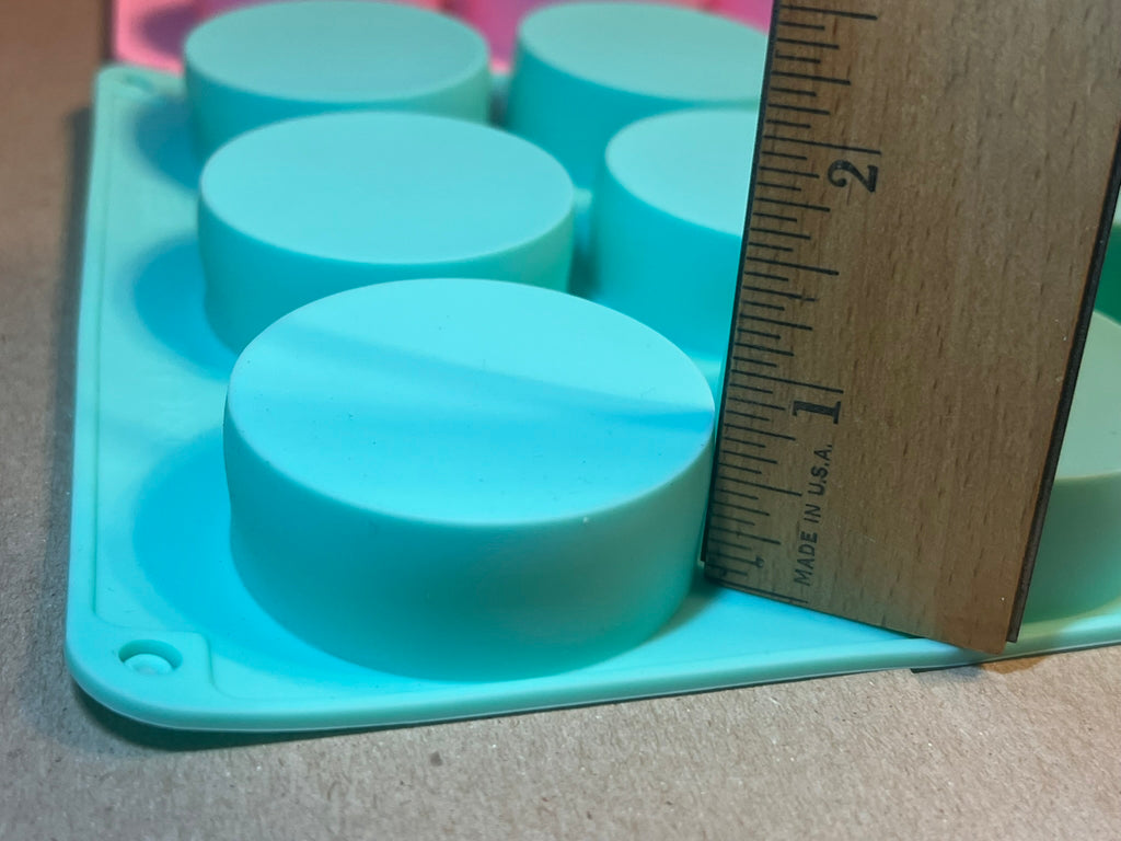 Silicone molds for Jewelry, chocolate, soap, jelly, pudding 2 molds 6-2" cups ea.