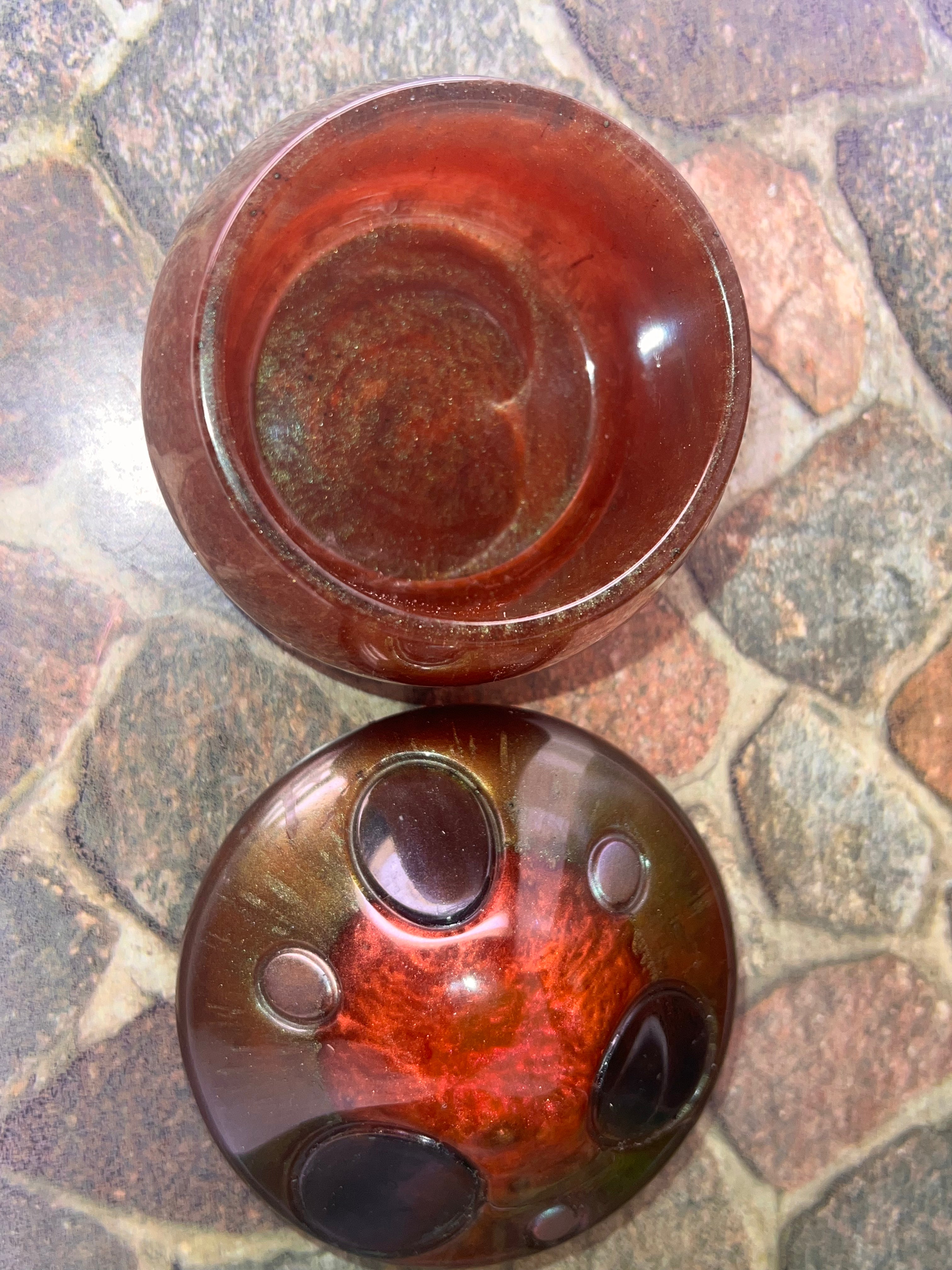 🌙 Mystical Mushroom Jar — 4 oz Arcane Resin Craft